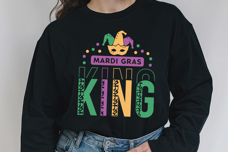 Mardi Gras King Cut File SVG