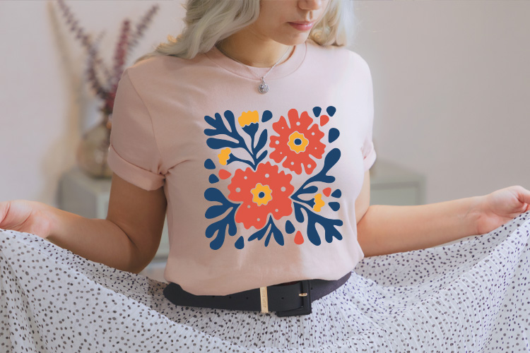Beautiful Abstract Flower SVG Design Tshirt Mockup Image.jpg