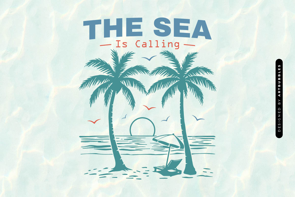 The Sea is Calling - Summer SVG for Cricut Image.jpg