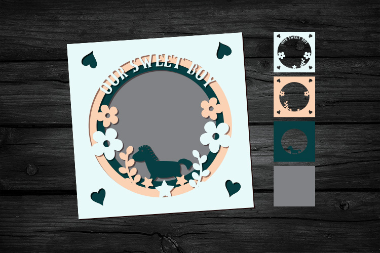 Photo Frame Papercraft Temaplate Preview 04.jpg