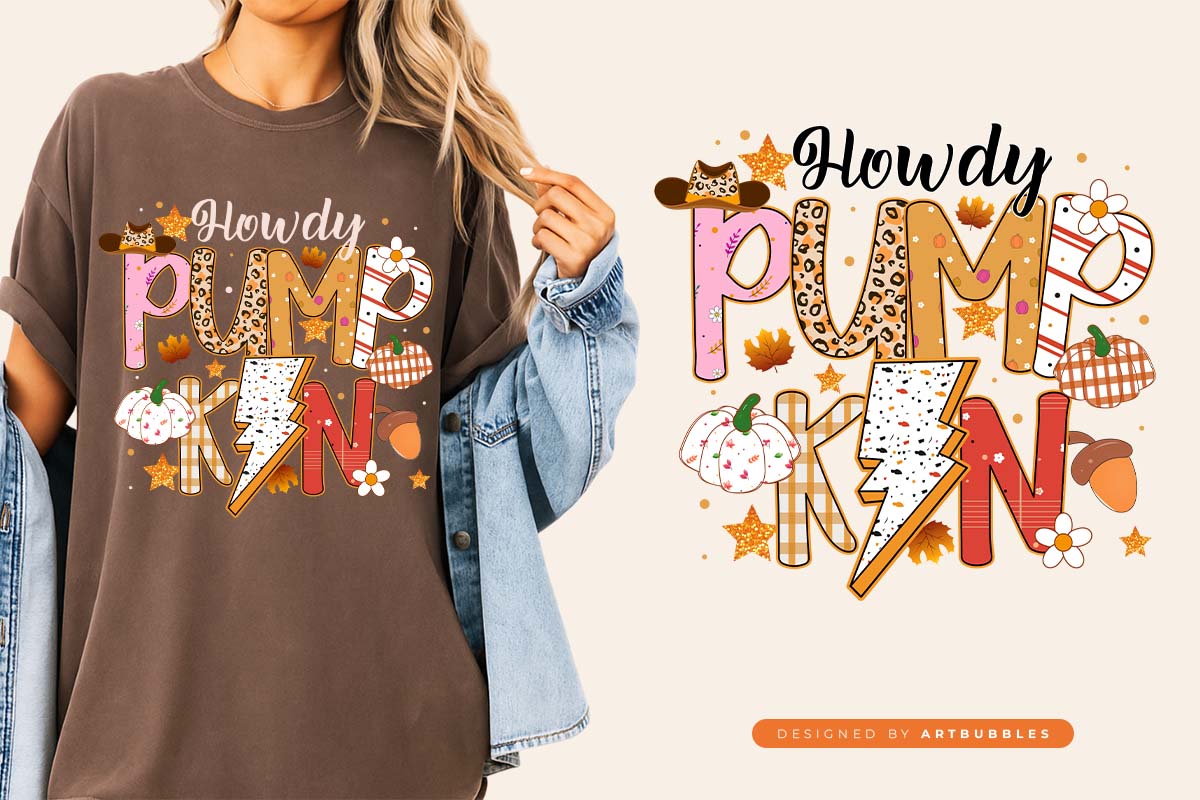 Howdy Pumpkin - Preppy Fall Sublimation Image.jpg
