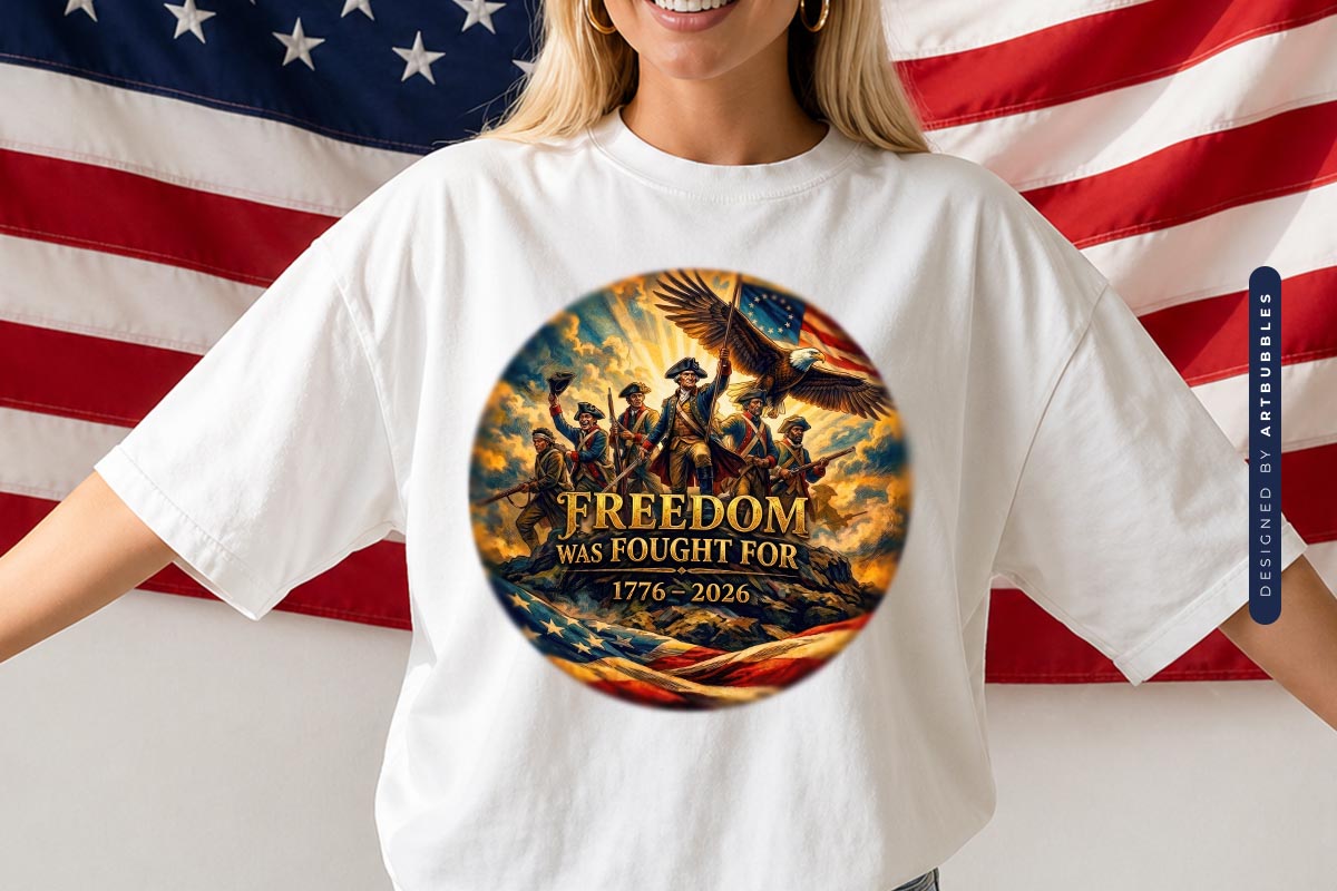 250th Anniversary USA PNG Sublimation