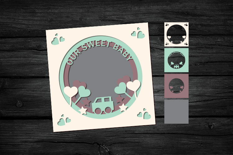 Photo Frame Papercraft Temaplate Preview 02.jpg