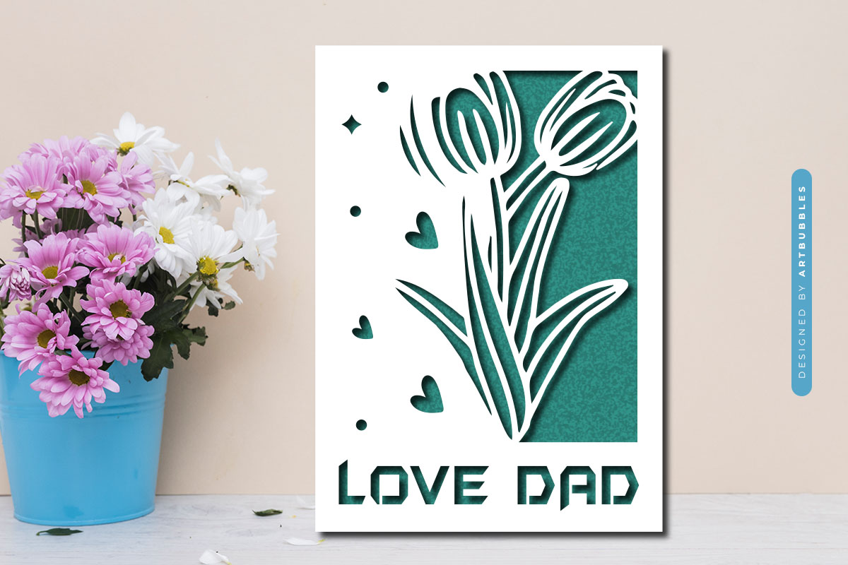 Handcrafted Fathers Day Greeting Card SVG Image.jpg