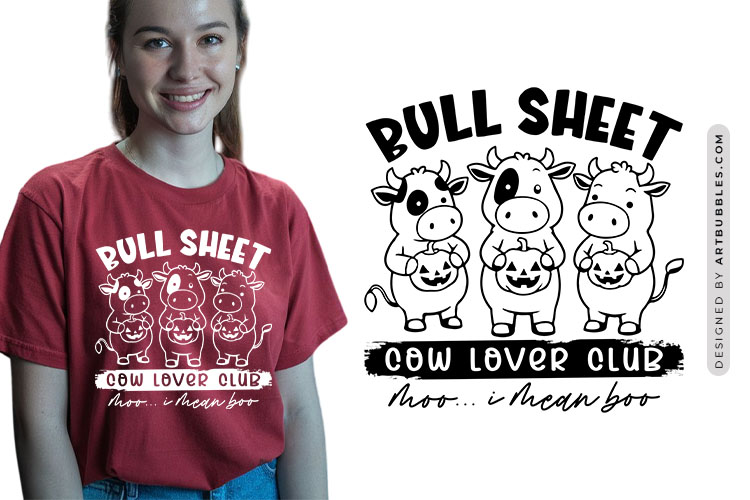 Bull Sheet Cow Lover Club - Funny Animal SVG Image.jpg