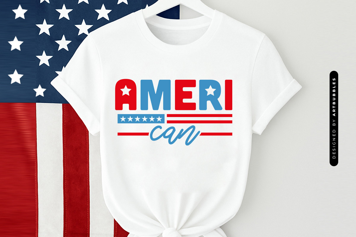 American Can - 4th of July SVG Funny