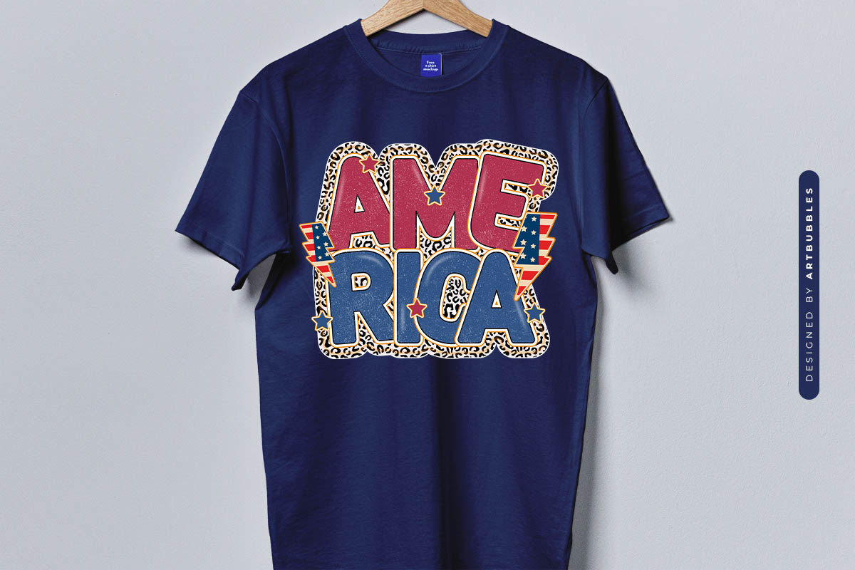 America - 4th of July Sublimation Print T-shirt Mockup Image.jpg