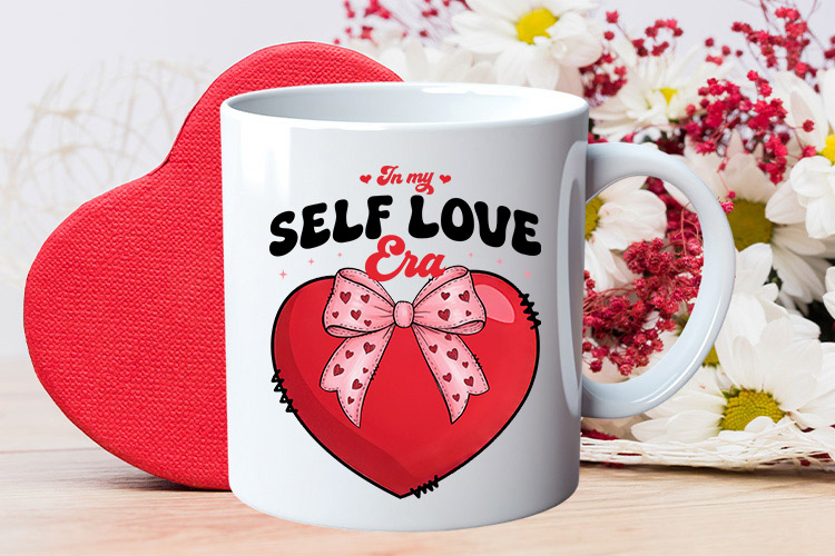 In My Self Love Era - Cute Coquette Valentine Sublimation Mug Mockup Image.jpg