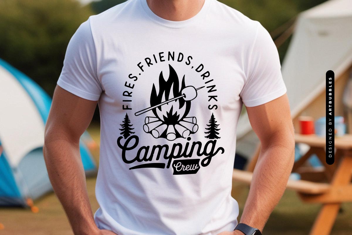 Camping Crew Fires Friends Drinks SVG File Shirt Mockup Image.jpg