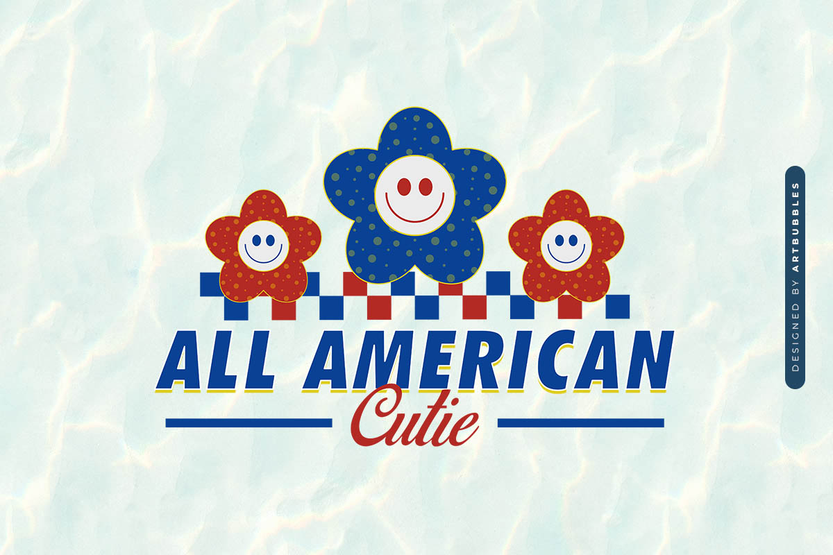 All American Cutie, Cute 4th of July Sublimation Image.jpg