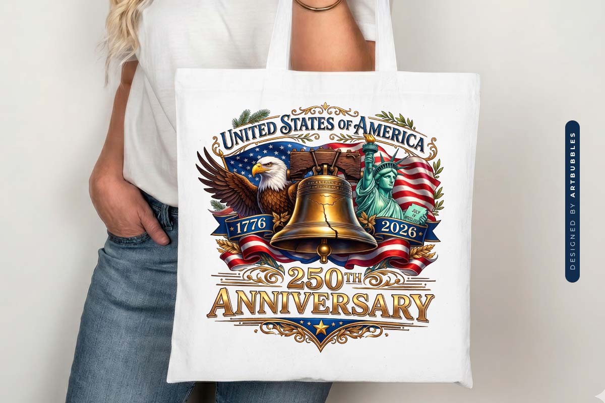 250th Anniversary USA Sublimation Print PNG Tote Mockup image.jpg