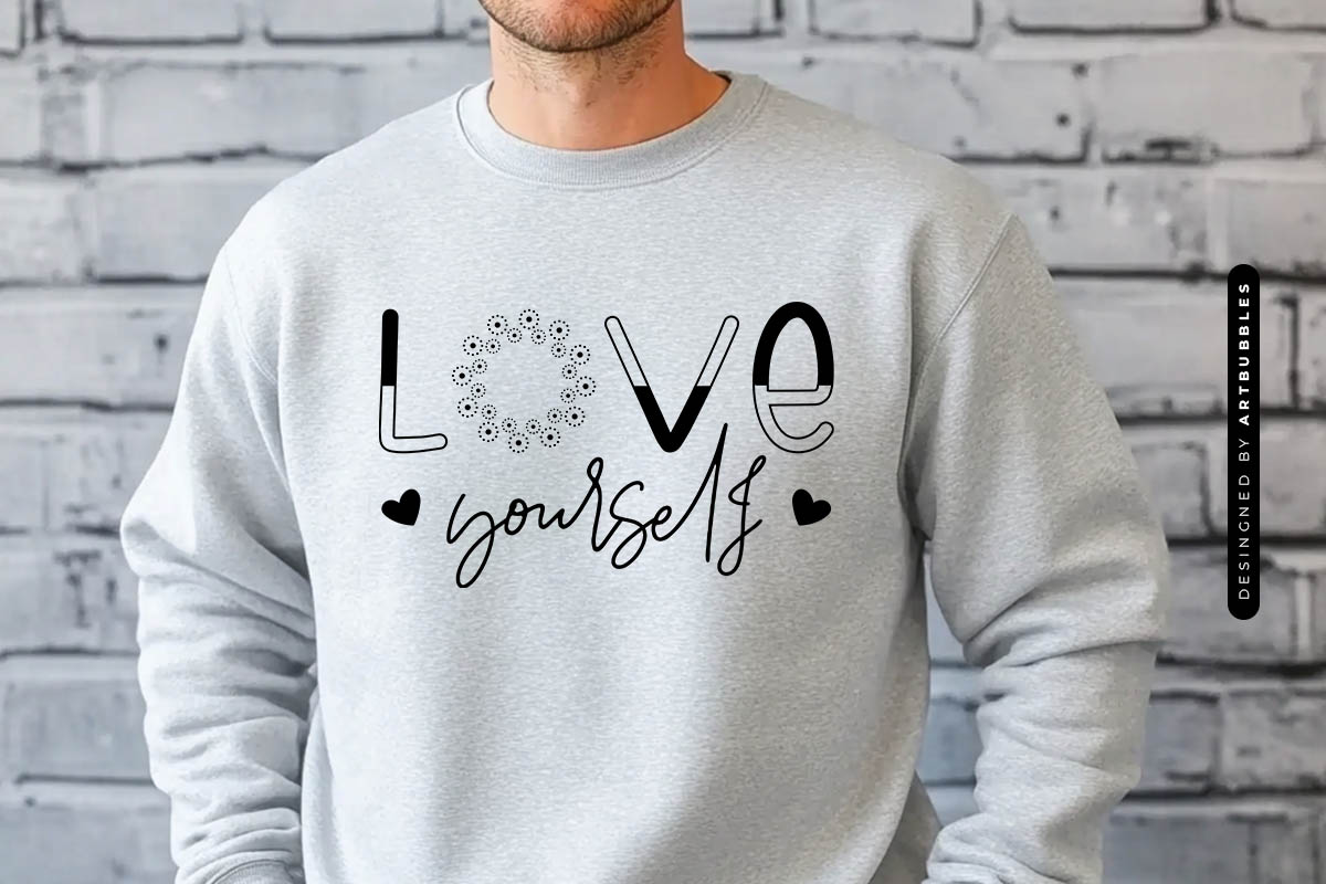 Love Yourself - Cricut Dandelion SVG File