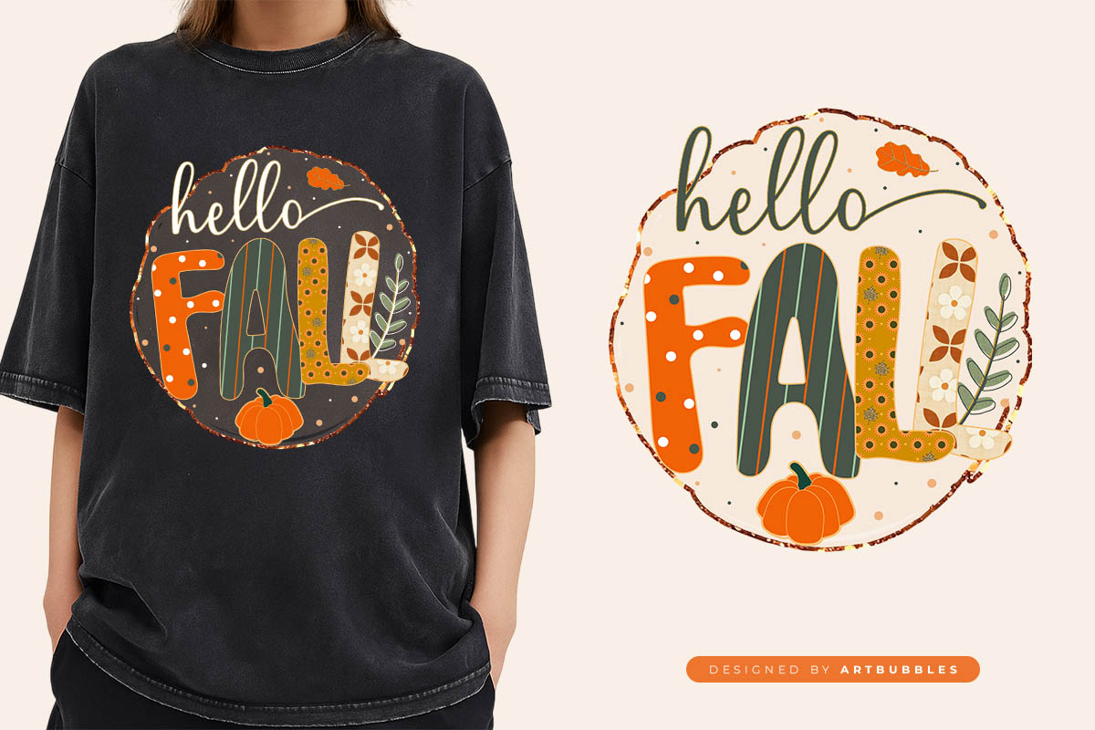 Preppy Hello Fall Sublimation Transfer Image.jpg