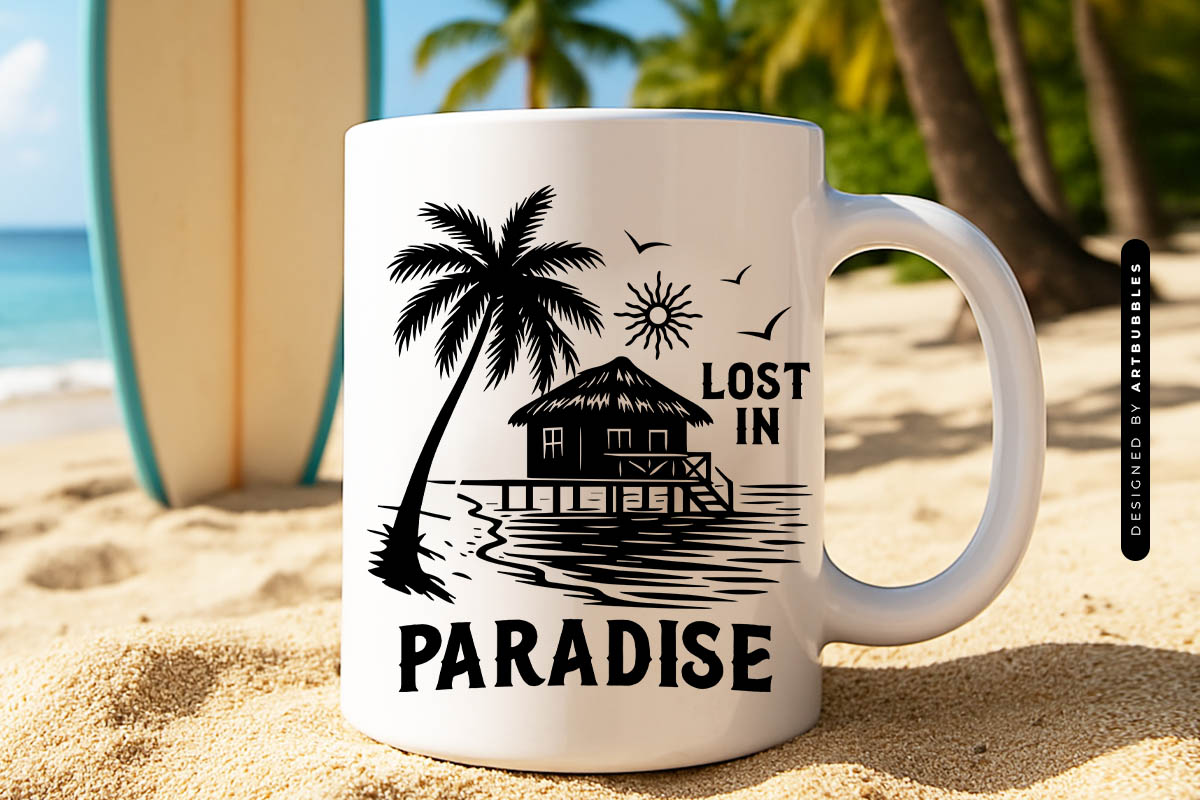 Lost in Paradise - Summer Vacation SVG Mug Mockup Image.jpg