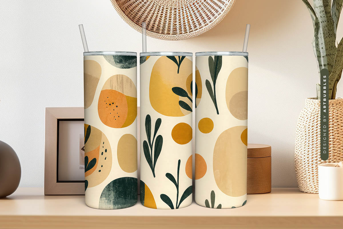 Boho 20oz Skinny Tumbler Sublimation Design Image 2.jpg