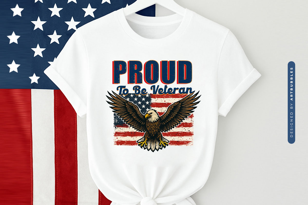 Proud to be Veteran - 4th of July Sublimation Shirt Mockup Image.jpg