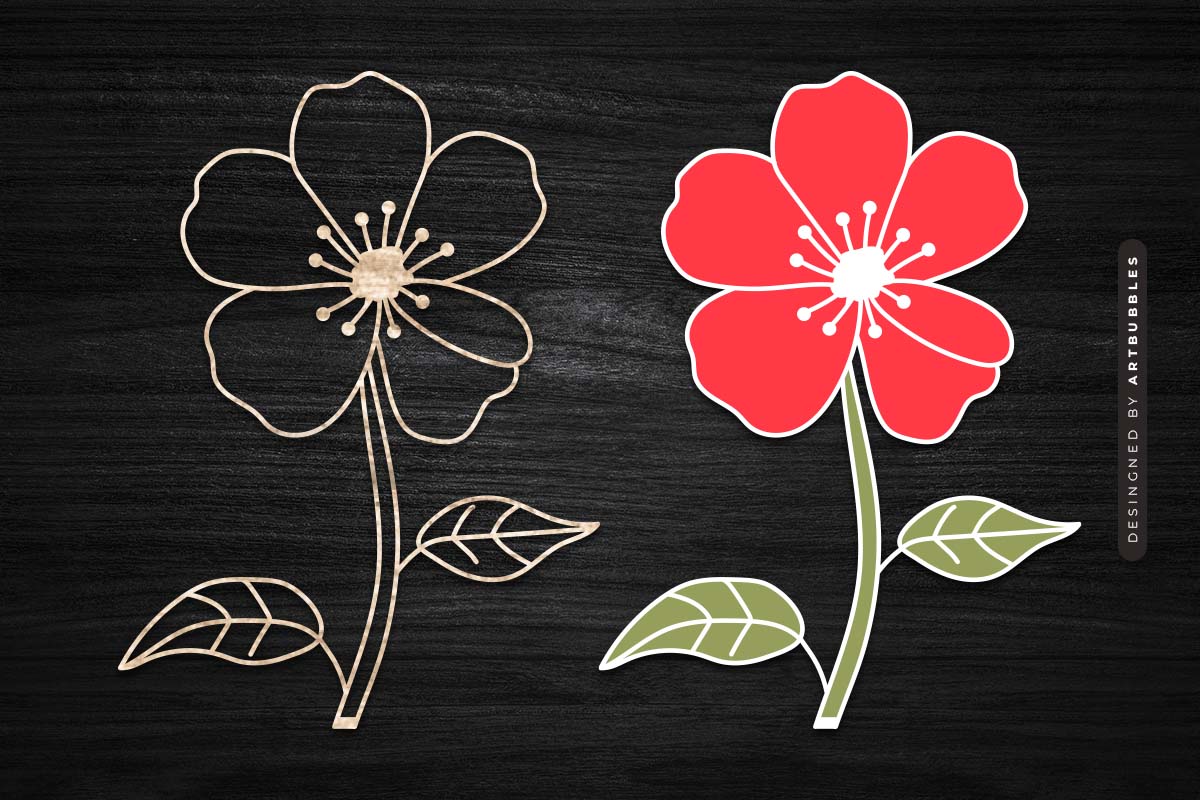 Daisy Laser Cut Flower SVG Design Image.jpg