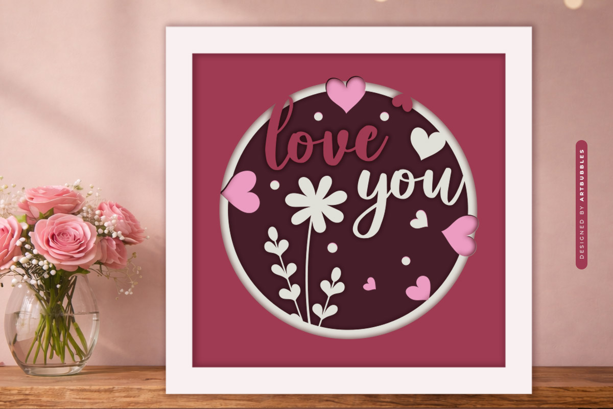 Love You Layered Valentine Shadow Box SVG Image.jpg