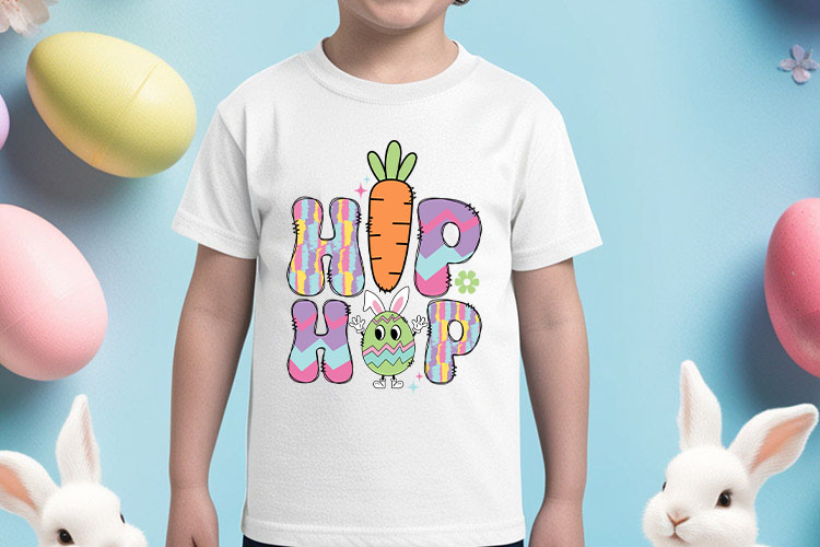 Hip Hop - Easter Sublimation PNG Shirt Mockup Image.jpg