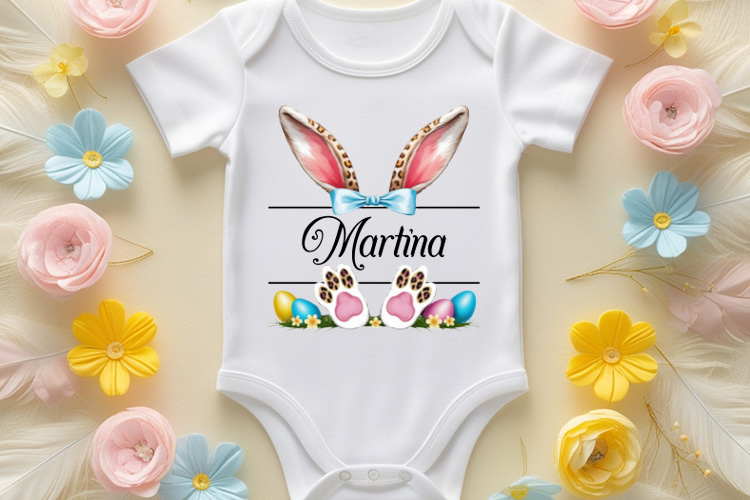 Split Monogram Easter Bunny Sublimation Design Baby Onesie Mockup Image.jpg