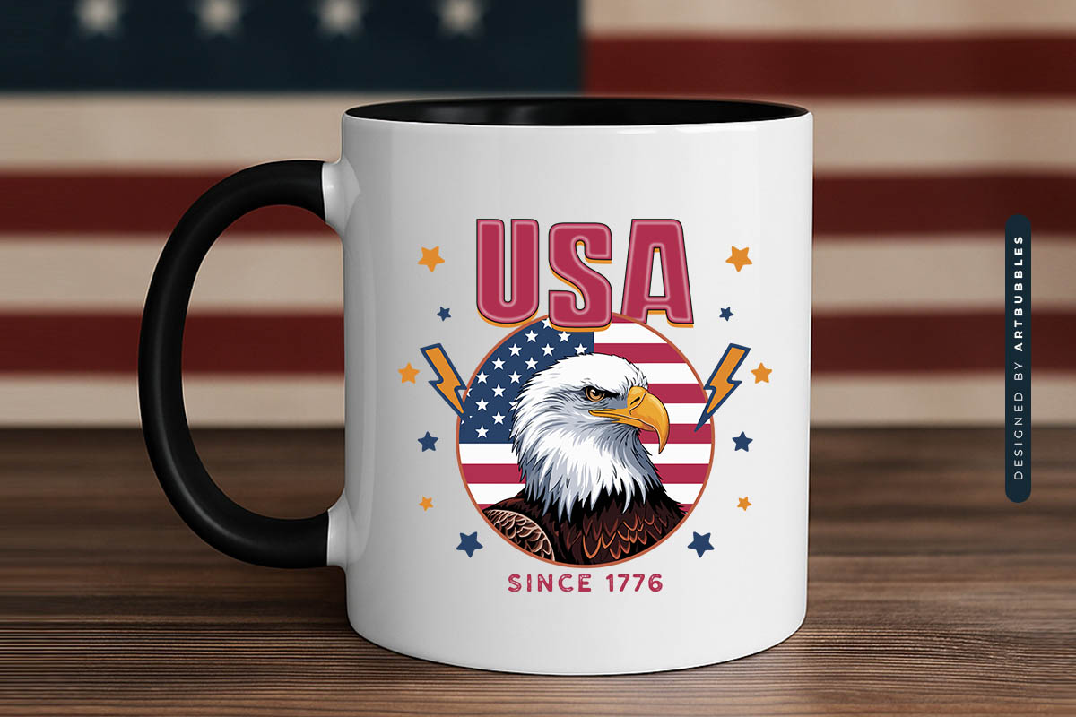 USA Since 1776 - 4th of July Eagle Sublimation Mug Mockup Image.jpg