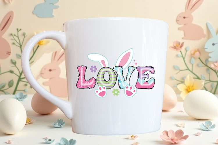Love Easter Sublimation Ready to Press Mug Mockup Image.jpg