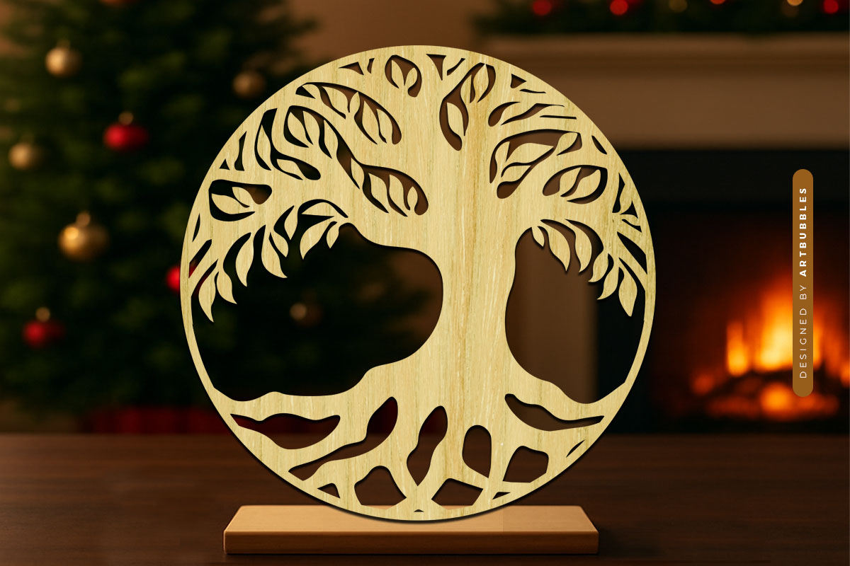 Laser Cut Family Tree of Life Cut File SVG Image.jpg