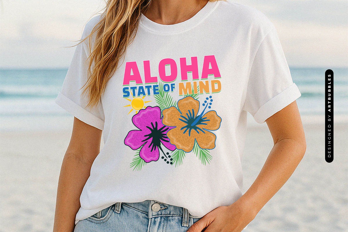Aloha State of Mind - Summer Sublimation Tshirt Mockup Image.jpg