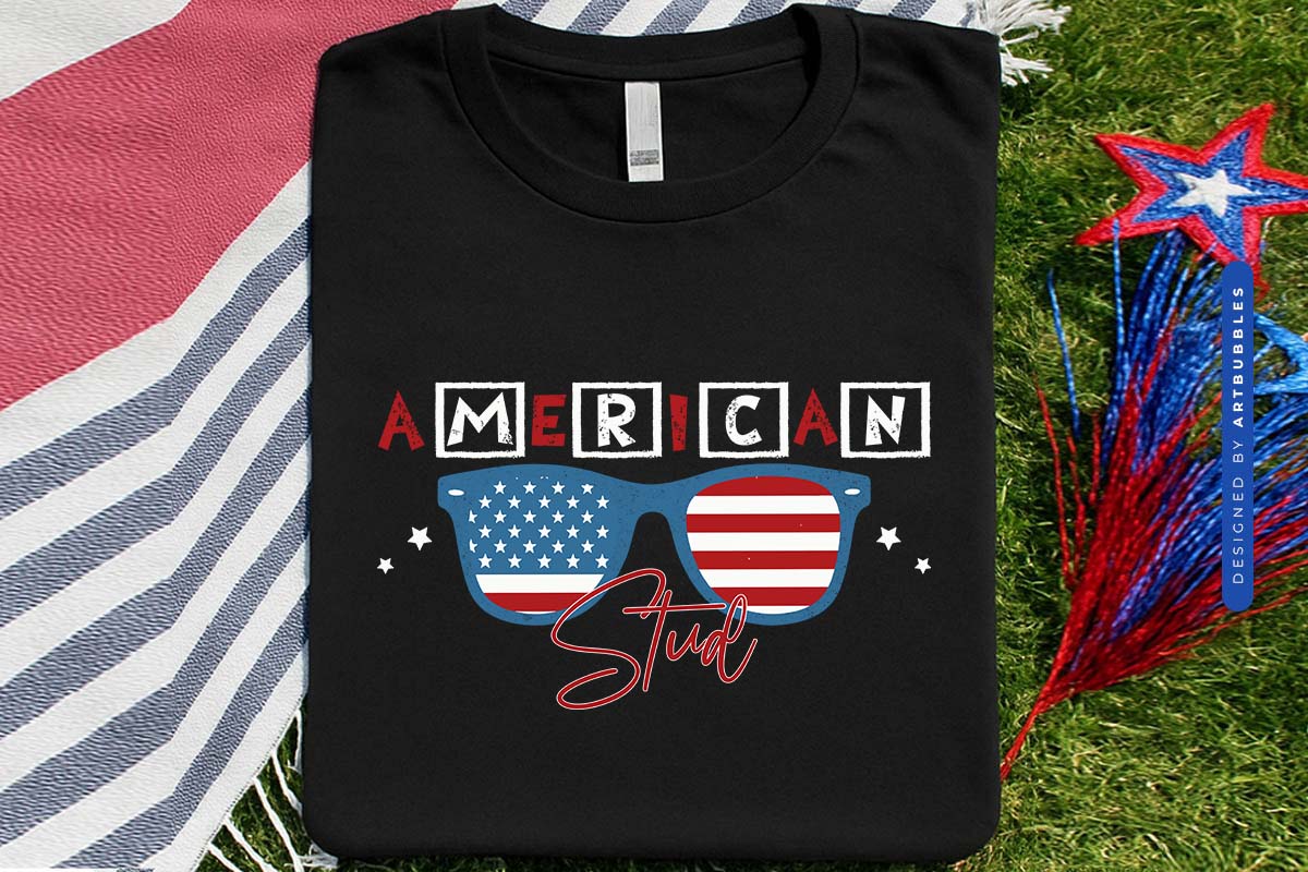 American Stud - 4th of July Sublimation Design Shirt Mockup Image.jpg