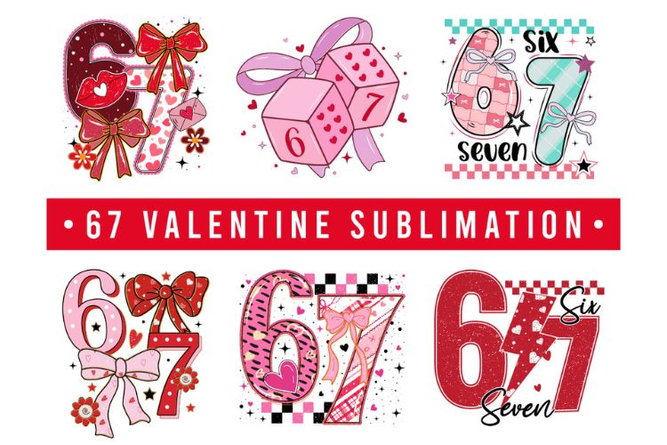 Coquette 67 Valentine's Day Sublimation Bundle