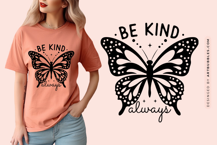 Be Kind Always - Butterfly SVG Design Image.jpg