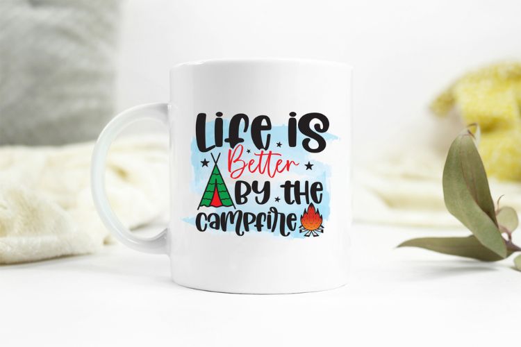 Life is Better By the Campfire - PNG Camping Mug Mockup Image.jpg