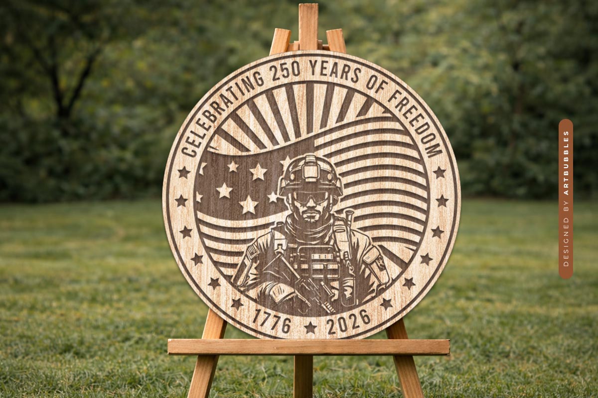 250 Years of America SVG Cut File Image 2.jpg