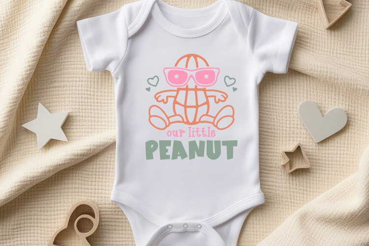 Our Little Peanut - Witty Baby SVG Quote Bodysuit Mockup Image.jpg