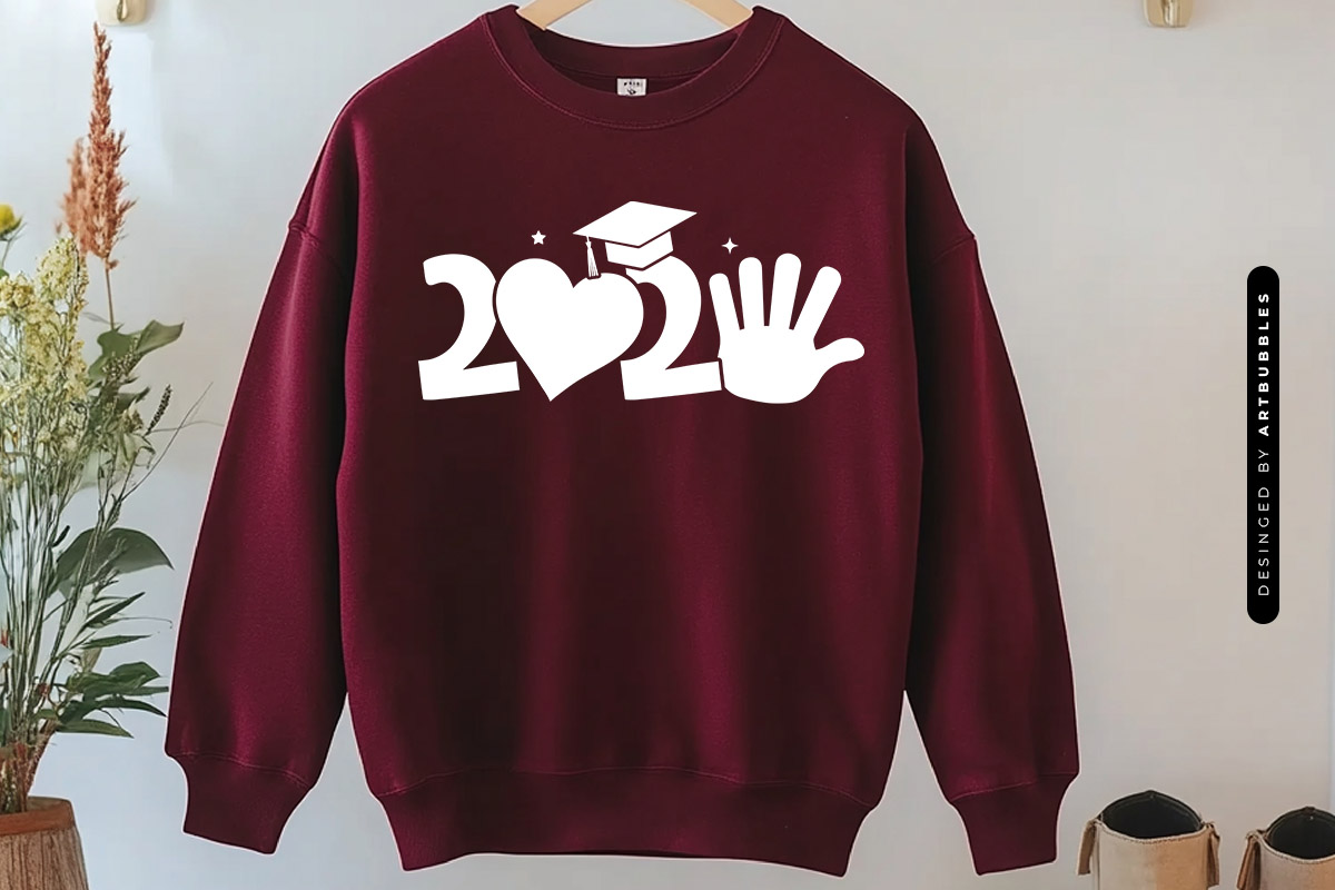 2025 - Graduation SVG, DXF, EPS, PNG Sweatshirt Mockup Image.jpg
