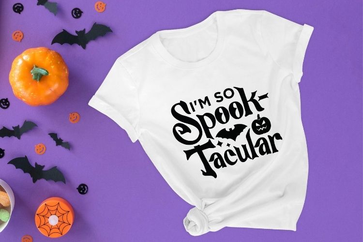 I'm So Spooktacular - Spooky Halloween SVG T-shirt Mockup Image.jpg