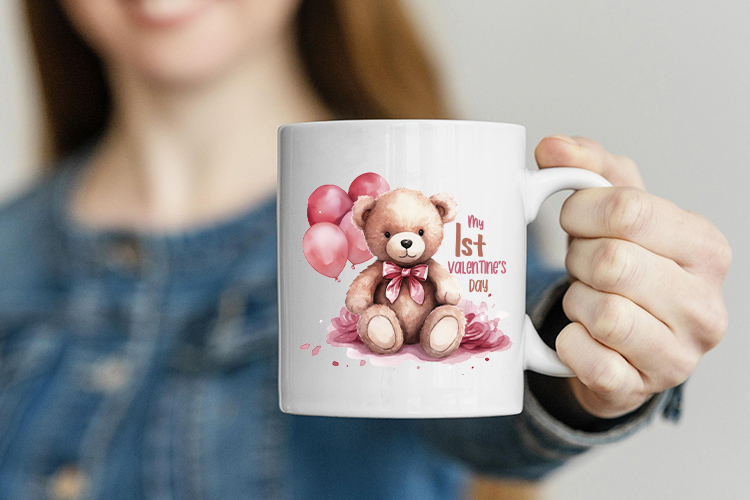 My 1st Valentine's Day, Ready to Press Sublimation Transfer preview 02.jpg