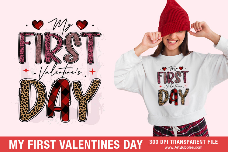 My First Valentine's Day Outfit, Valentine Sweatshirts