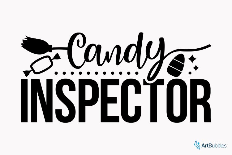 Candy Inspector - Halloween SVG File