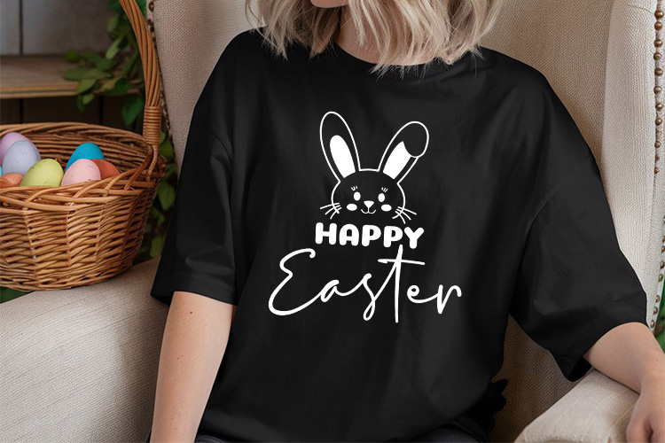 Happy Easter SVG Design Tshirt Mockup Image.jpg
