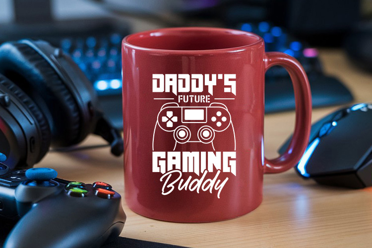 Daddy's Future Gaming Buddy SVG Vector Mug Mockup image.jpg