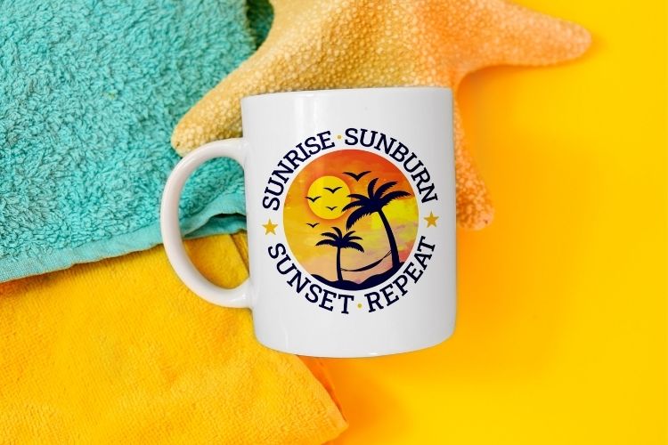 Sunrise Sunburn Sunset Repeat - PNG Summer Mug Mockup Image.jpg