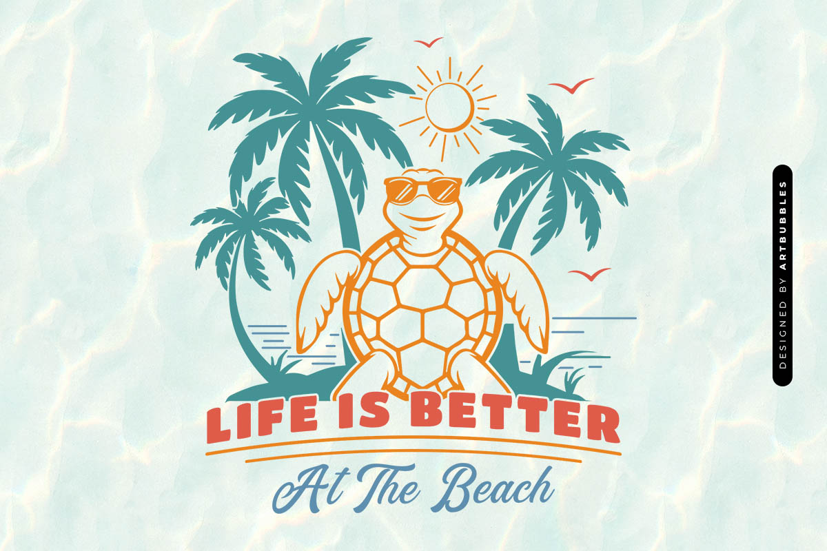 Life is Better at the Beach - Summer Vector SVG Image.jpg