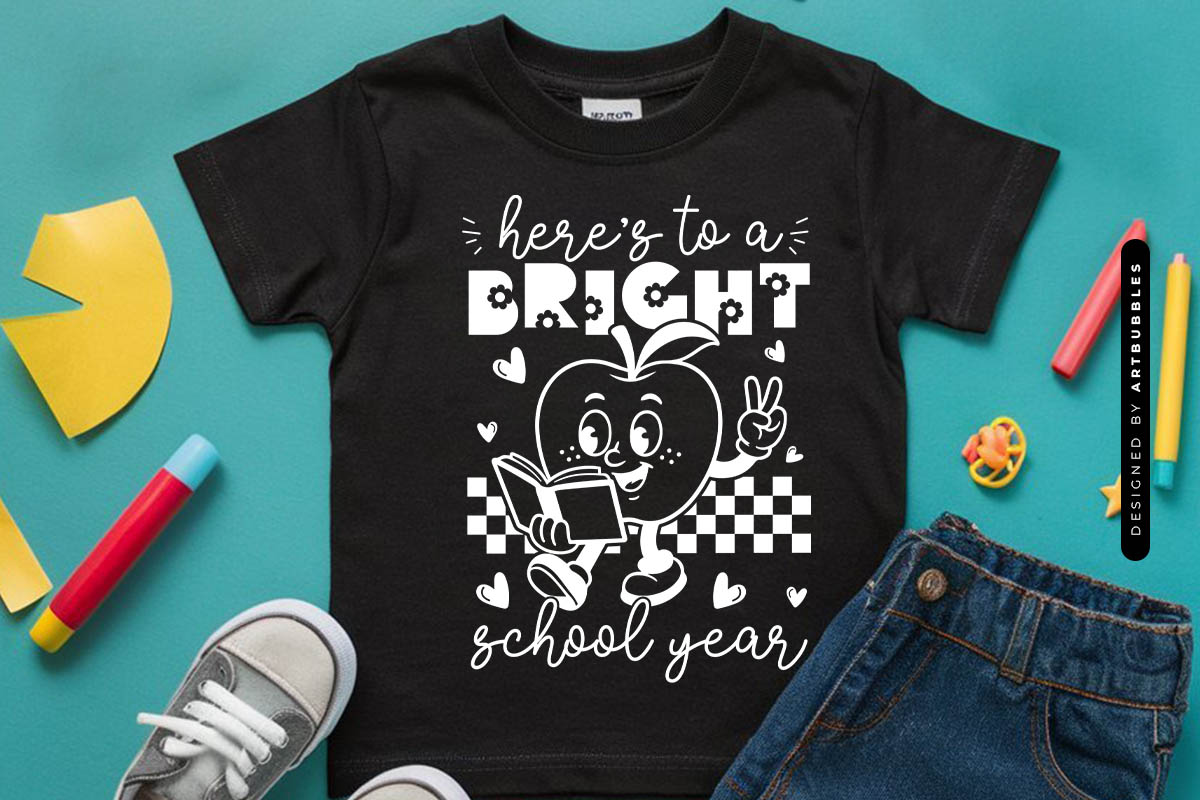 Here's to a Bright School Year SVG Tshirt Mockup Image.jpg
