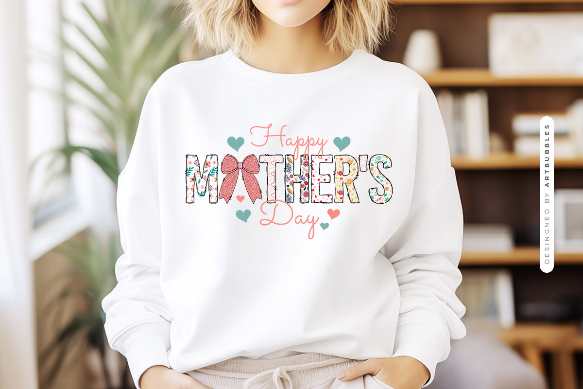 Happy Mother's Day PNG Sublimation Design Sweatshirt Mockup Image.jpg