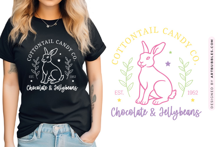 Cottontail Candy Co - Easter Bunny SVG