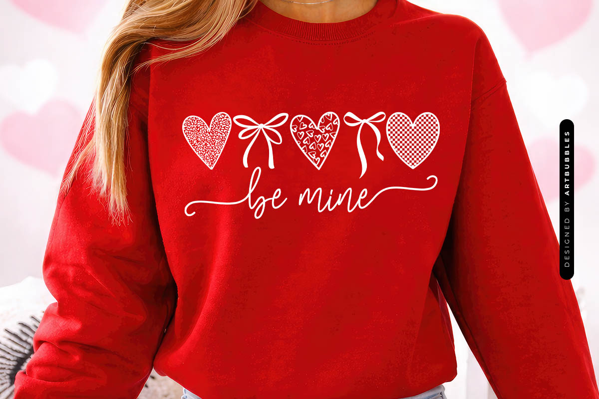 Be Mine - Coquette Valentine's Day SVG