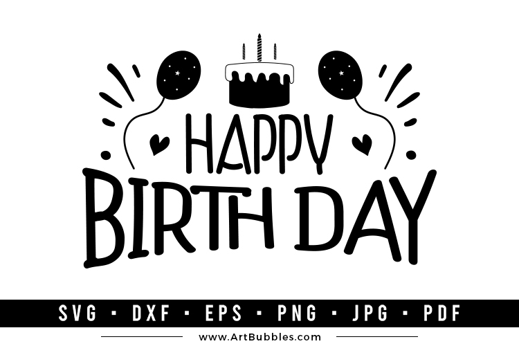 Birthday SVG | Happy Birthday SVG
