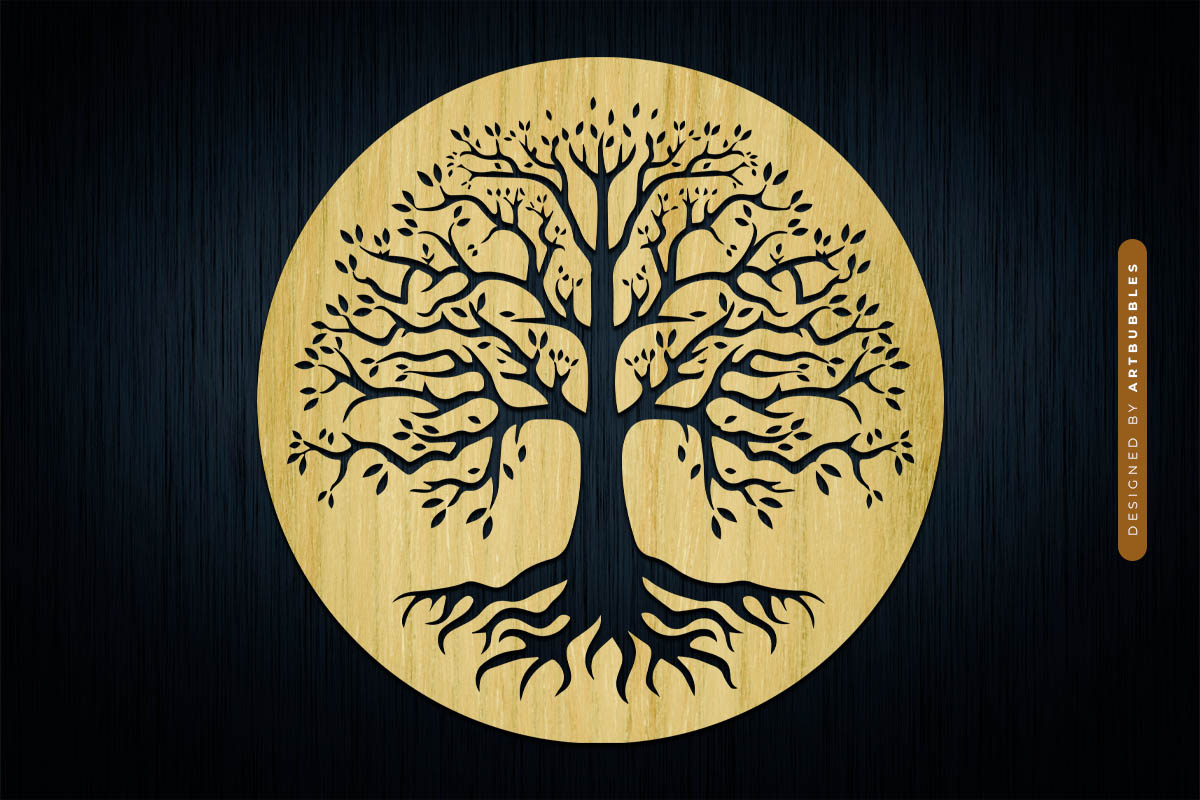 Family Tree of Life SVG Laser Cut Design Image 2.jpg