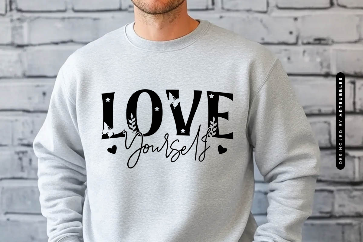 Love Yourself - Dandelion SVG Vector